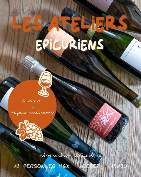 Trinquons atelier Epicuriens Vin orange VS Vin de Voile