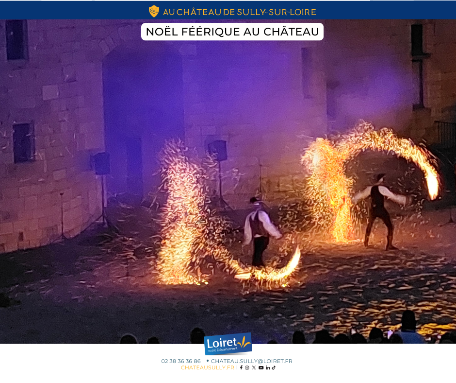 Un Noël féérique goûter et spectacle de jonglerie de feu