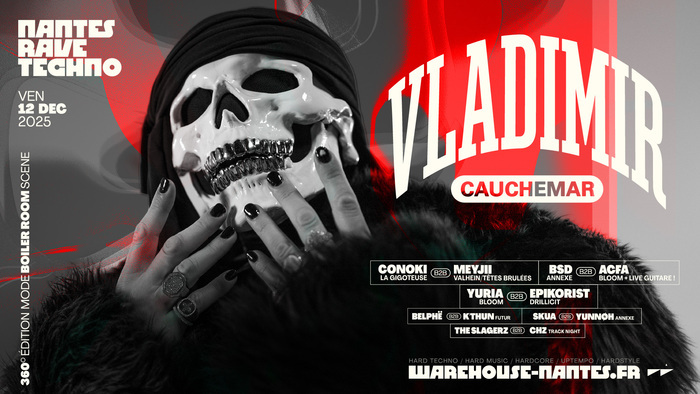 Nantes Rave Techno W/ Vladimir Cauchemar Warehouse