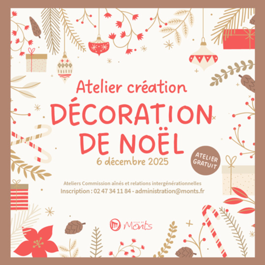 Atelier Décoration de Noël