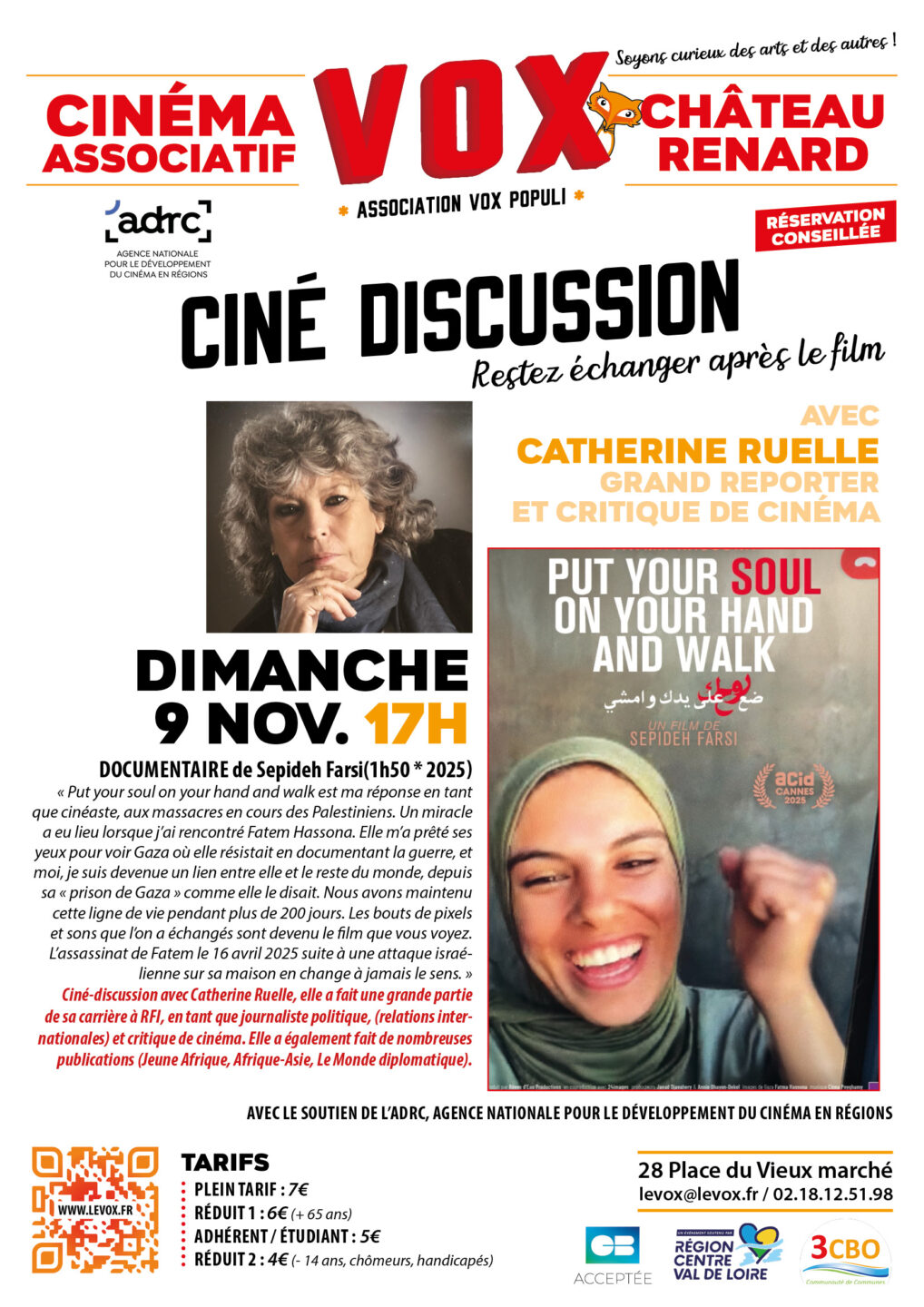 Ciné Discussion Put your hand on your soul and walk