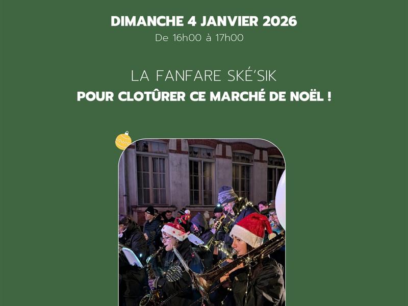 Clôture du marché de Noël