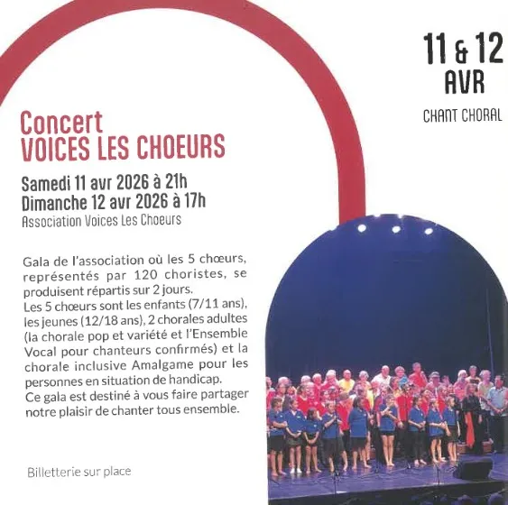 Concert VOICES LES CHOEURS
