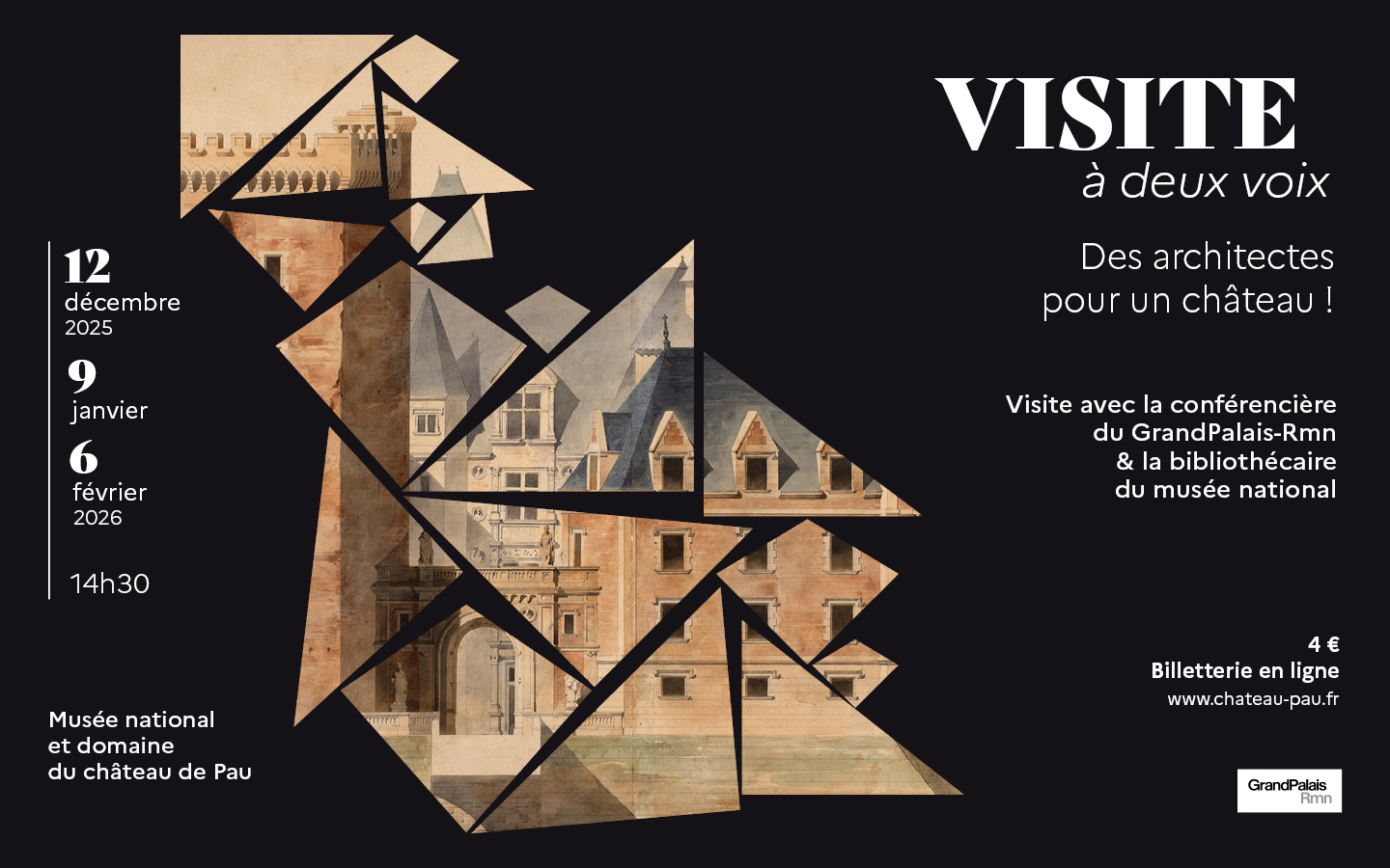 Des architectes pour un château ! Visite à deux voix