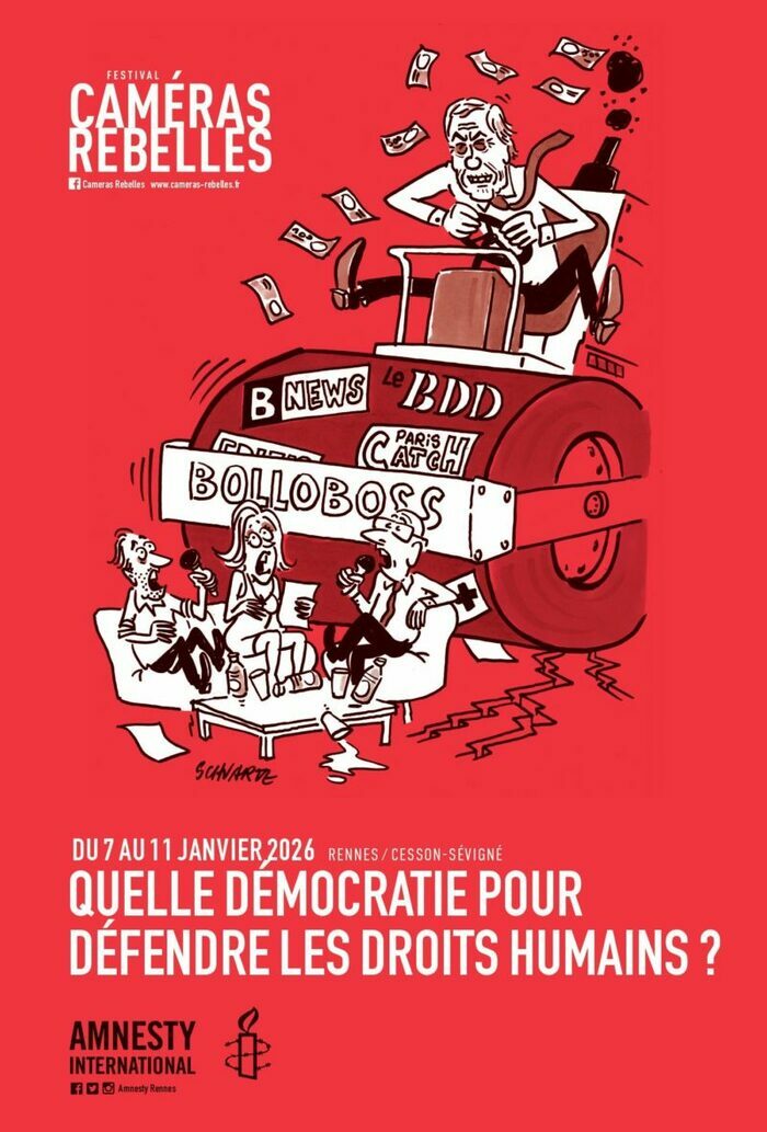 Festival Caméras Rebelles d’Amnesty International Rennes -10ème édition Cinéma du TNB Rennes