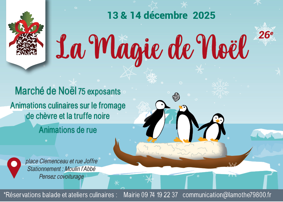 La Magie de Noël 2 place Clemenceau La Mothe-Saint-Héray 2025-12-13 La Magie de Noël
