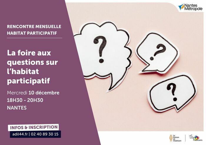 La foire aux questions sur l'habitat participatif Maison de l'Habitant