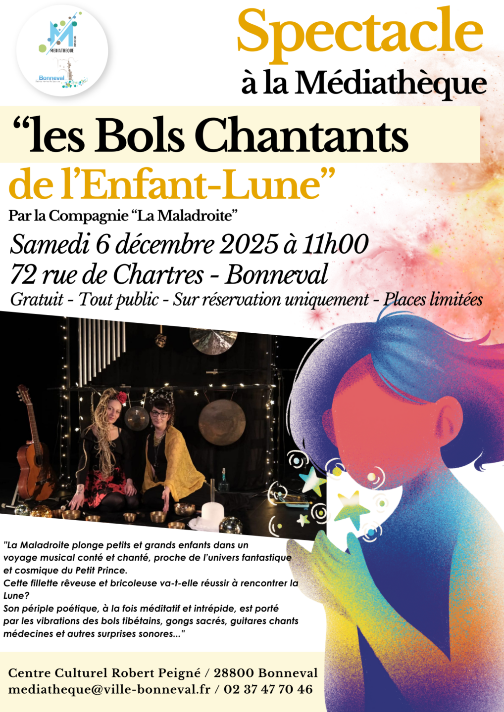 Les bols chantants de l'enfant Lune