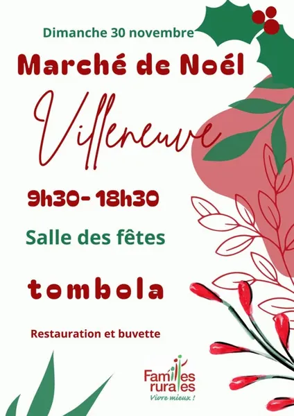 Marché de Noël à Villeneuve