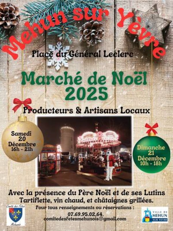 Marché de Noël de Mehun-sur-Yèvre