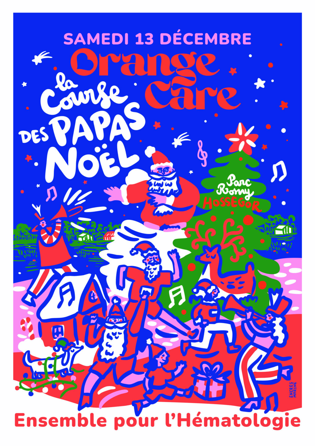 ORANGE CARE La Course des Papas Noël