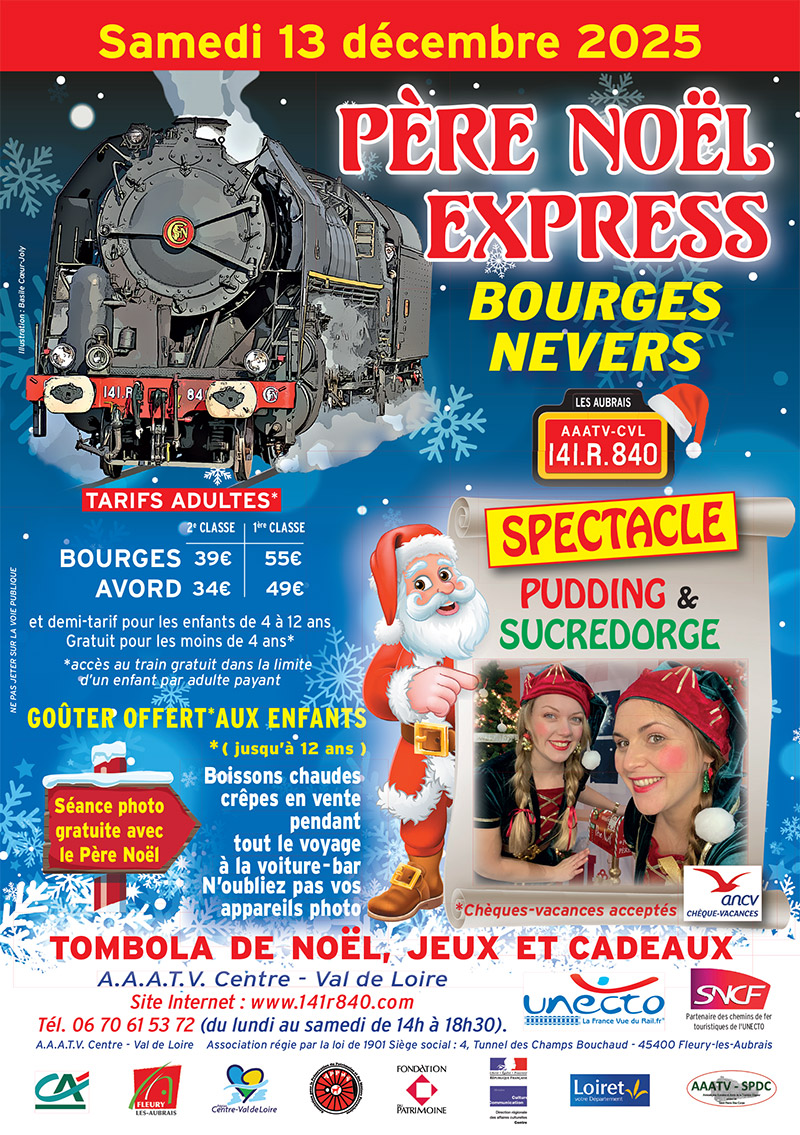 Père Noël Express Bourges Nevers