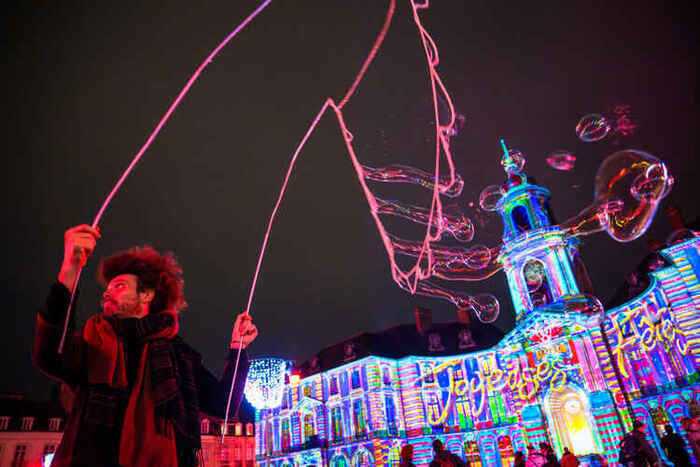 Projections sur l'Hôtel de Ville Hôtel de ville Rennes