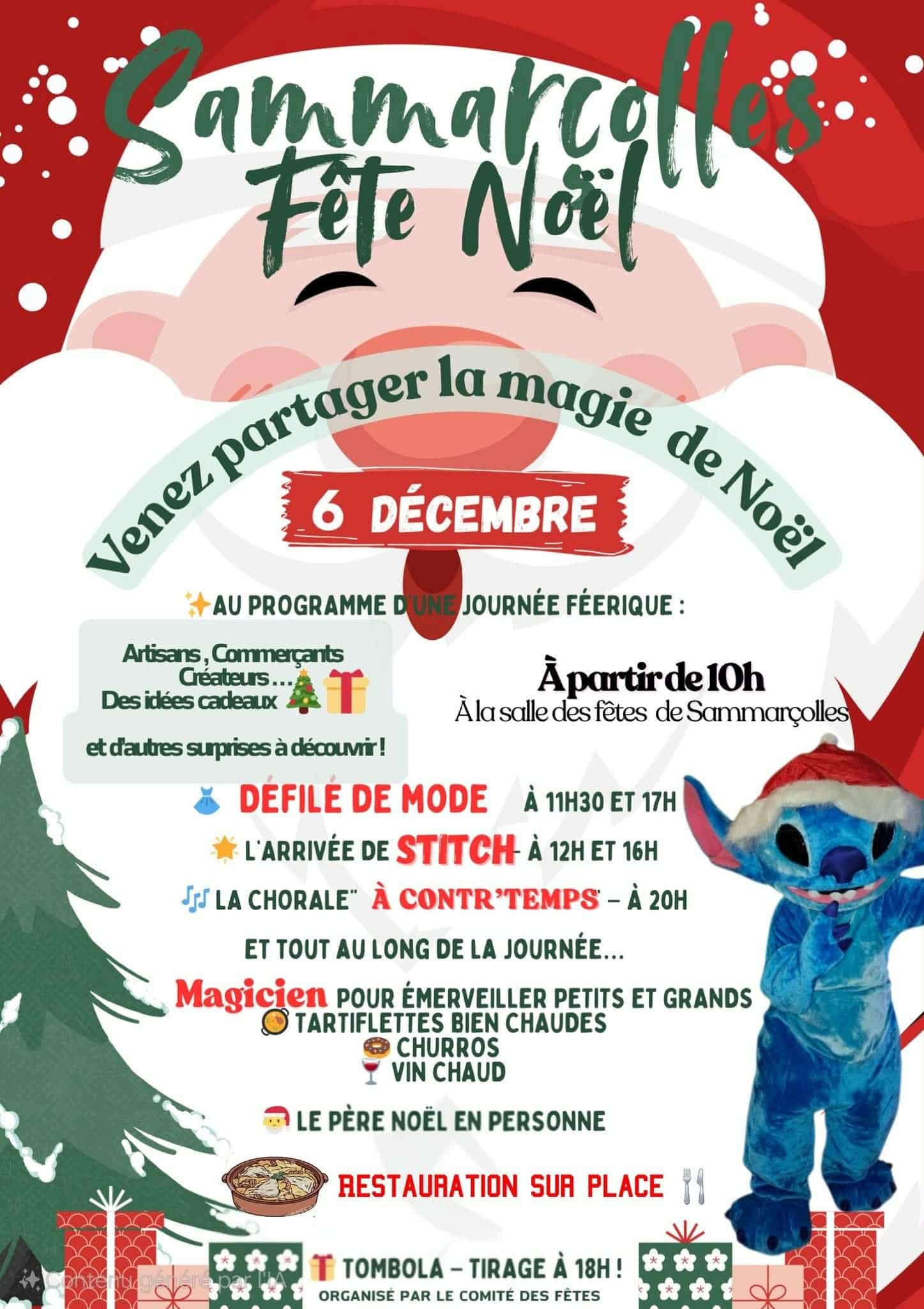 Sammarçolles fête Noël