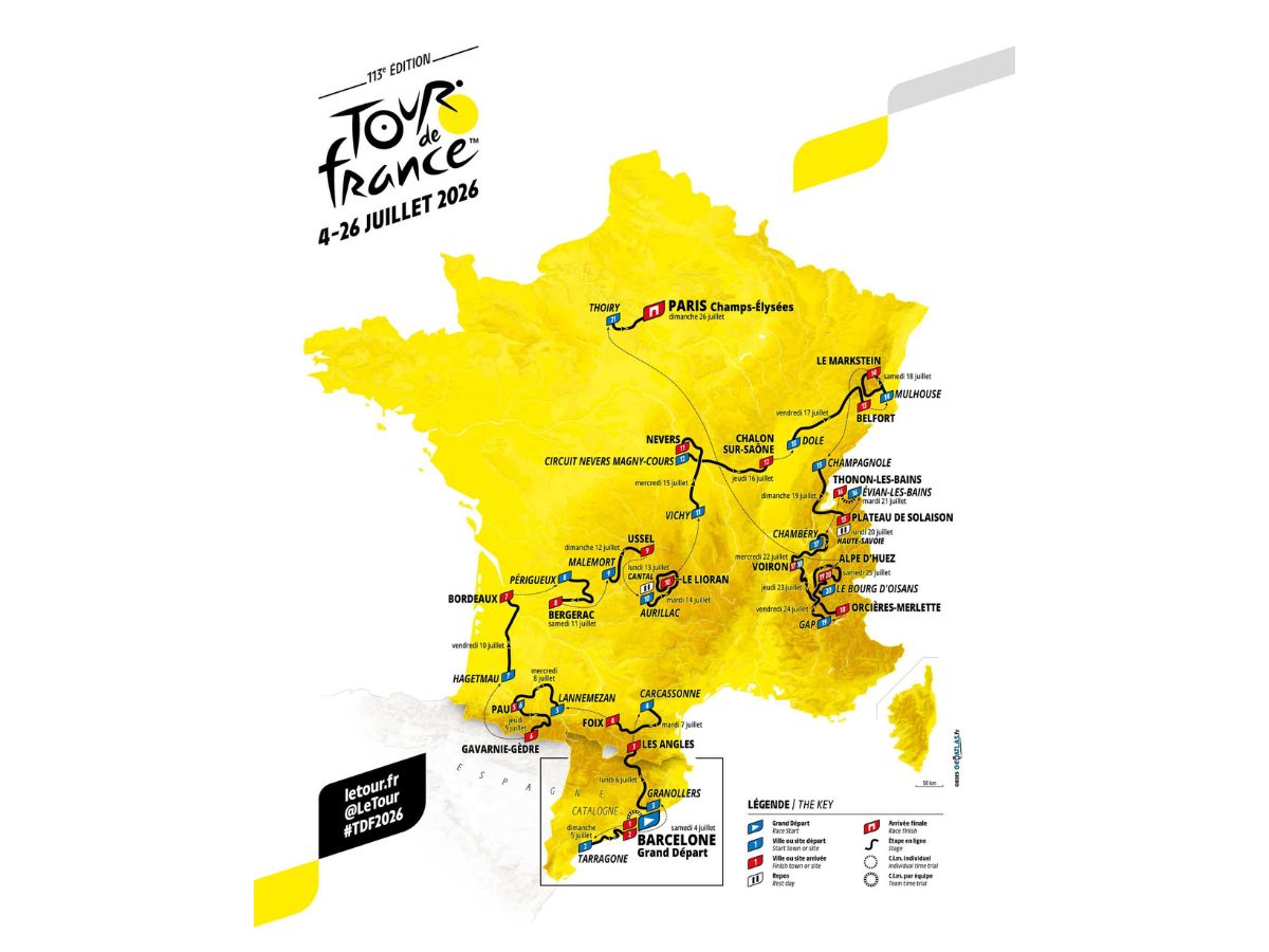 TOUR DE FRANCE 2026 DÉPART DE LA 4ÈME ÉTAPE CARCASSONNE- FOIX