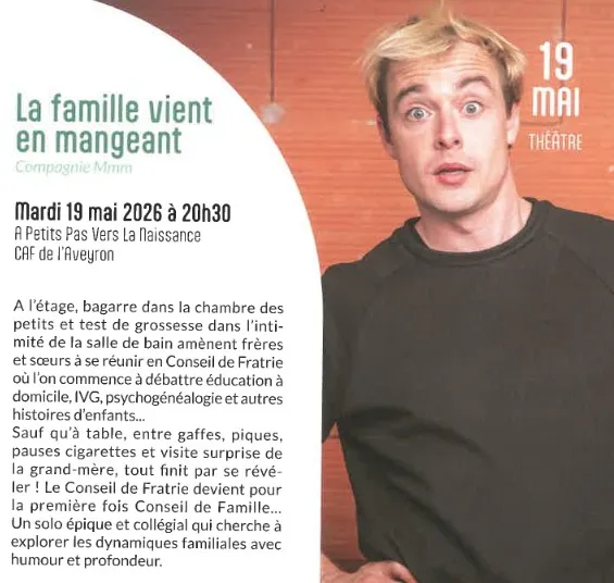 Théâtre La famille vient en mangeant