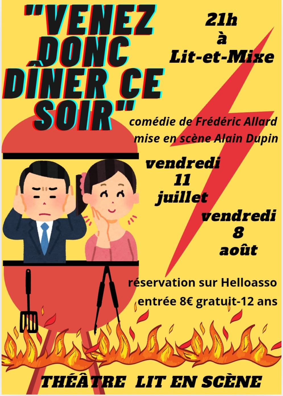 Théâtre Venez donc dîner ce soir