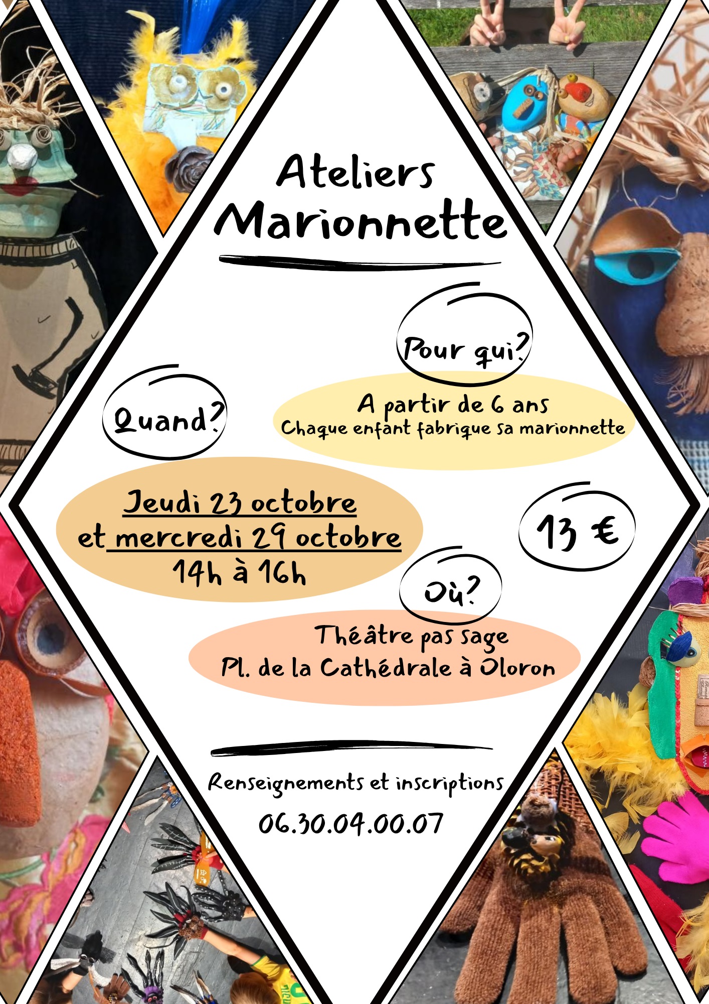 Atelier fabrication de marionnettes