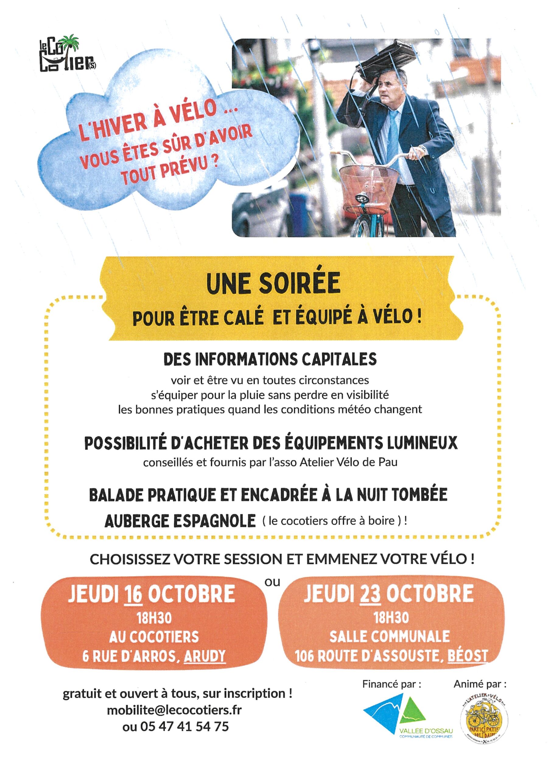 Atelier S'équiper pour l'hiver à vélo