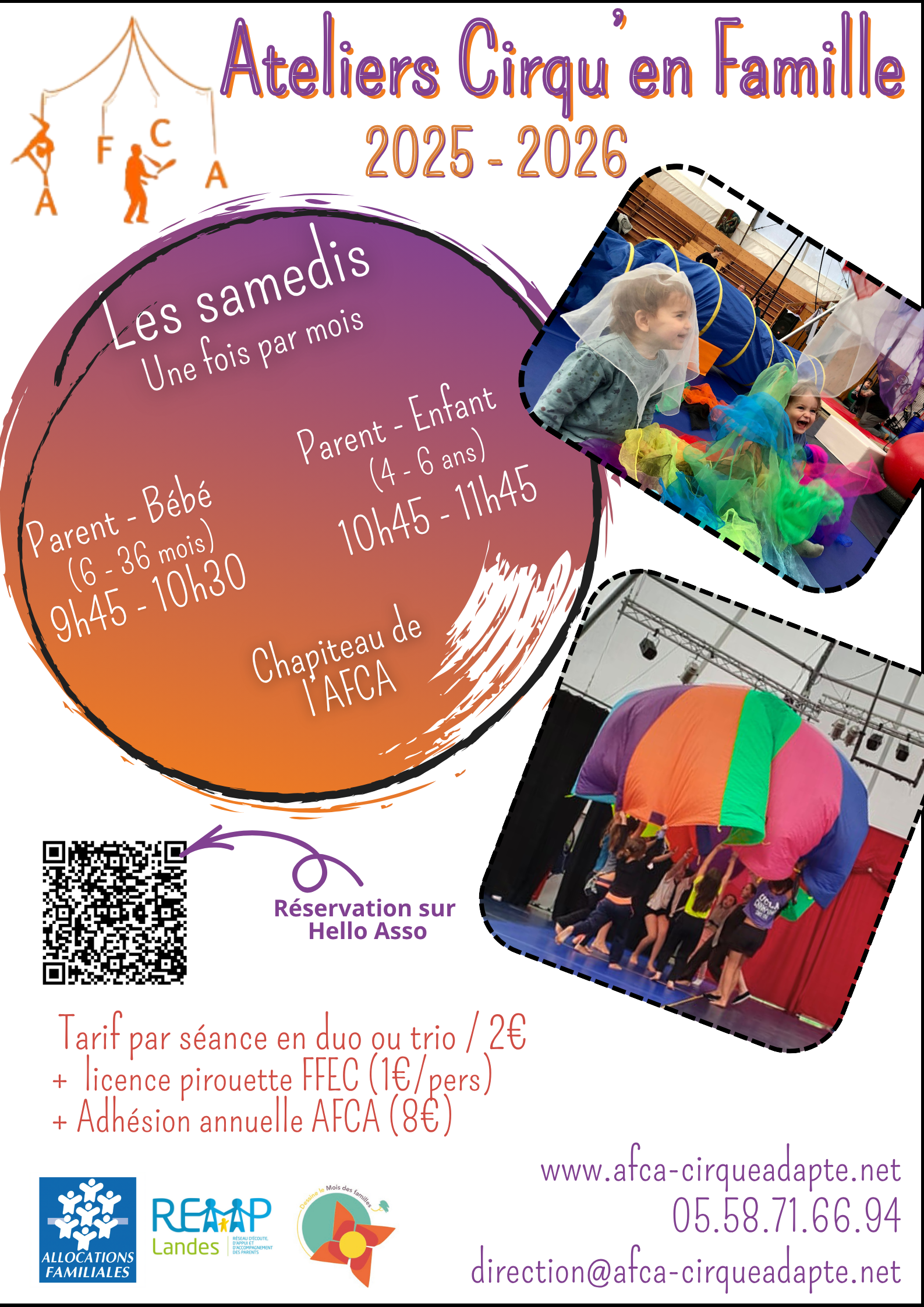 Ateliers cirque parents/enfants
