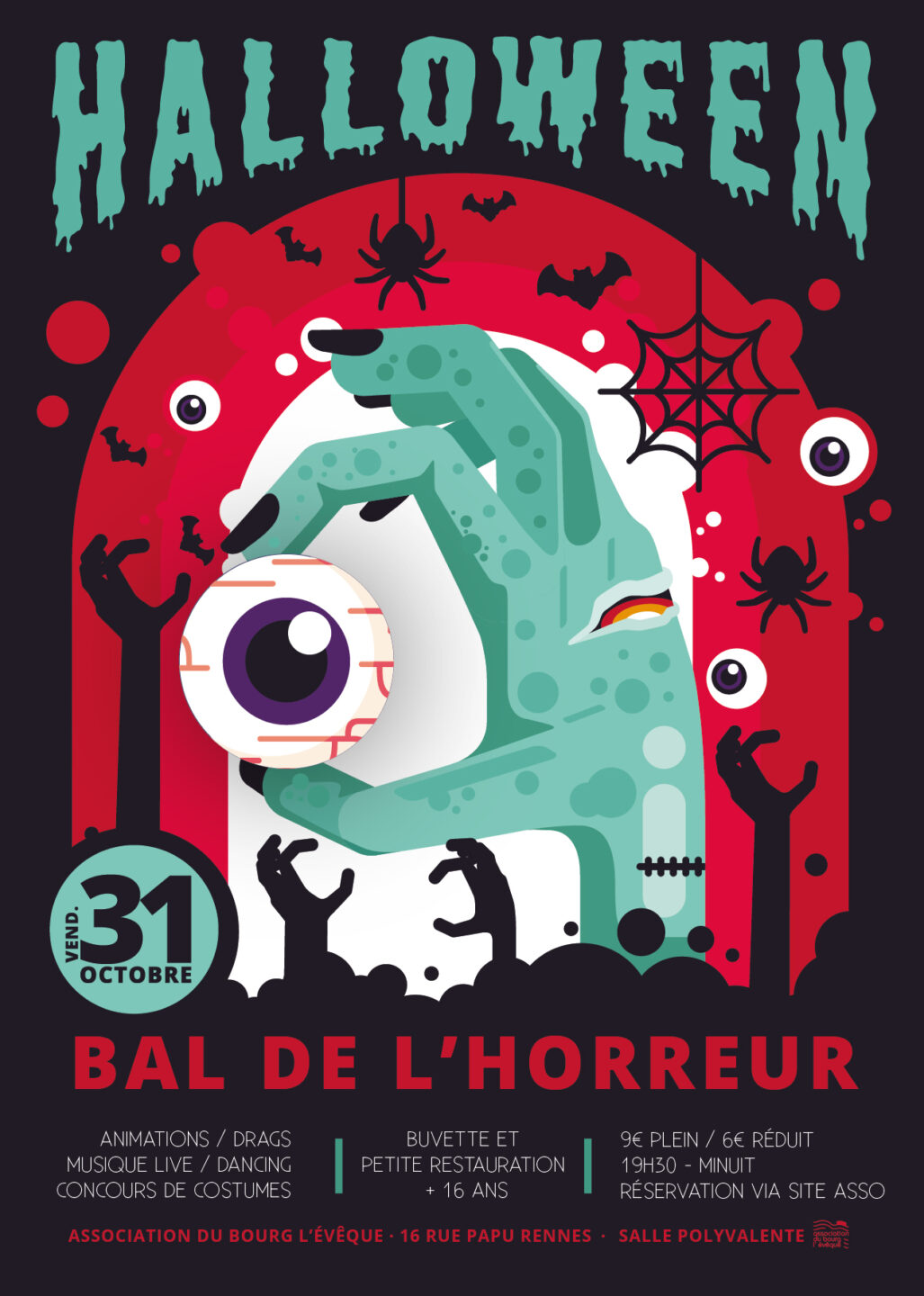 bourg eveque rennes halloween