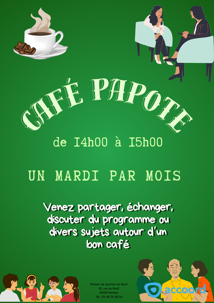 Café papote Maison de quartier du Breil