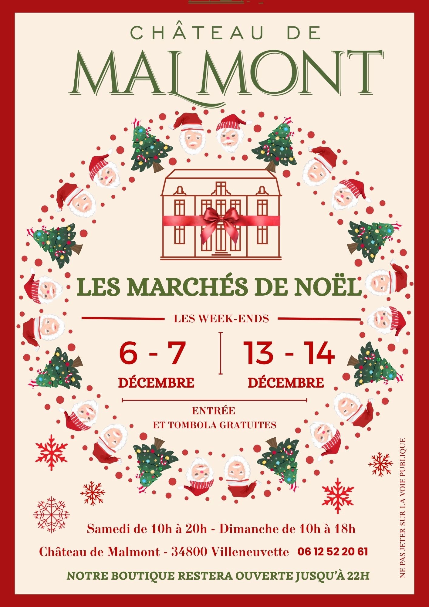 CHATEAU DE MALMONT MARCHES DE NOEL