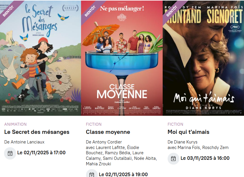 Cinémobile à Eguzon Éguzon-Chantôme 2025-11-02 Cinémobile à Eguzon