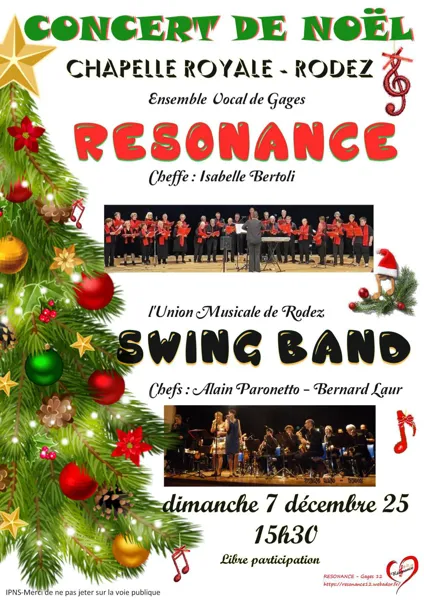 Concert de Noël à la Chapelle Royale