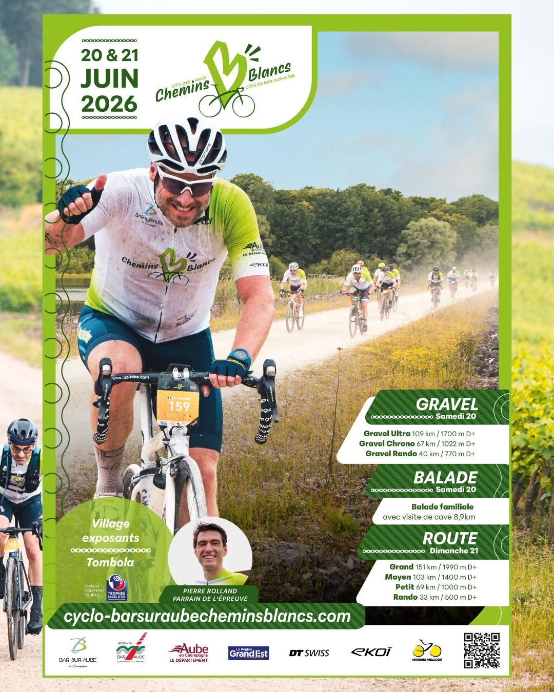 Cycling race Chemins Blancs Côte de Bar-sur-Aube