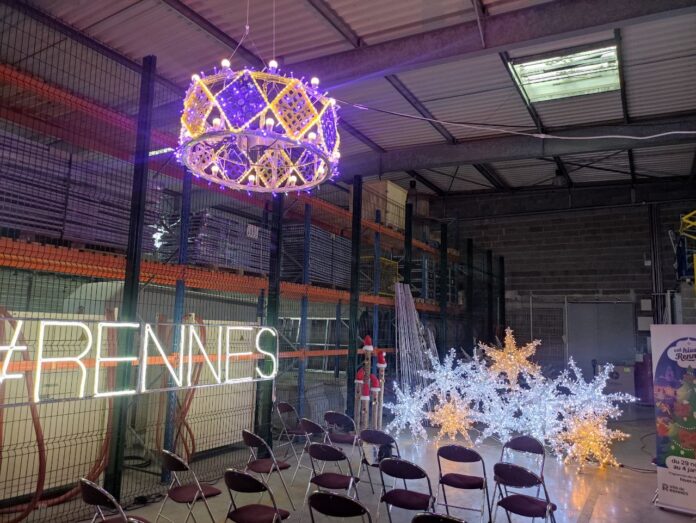 décors lumineux cet hiver à rennes