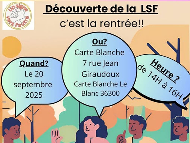 Découverte de la langue des signes