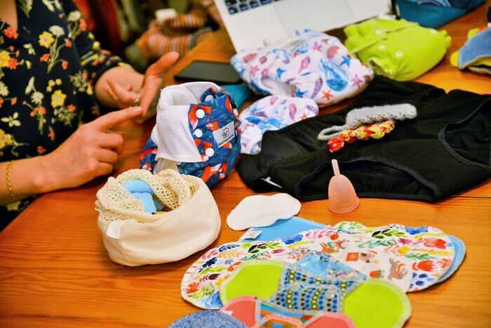 Découvrir les textiles sanitaires lavables Médiathèque Pacé