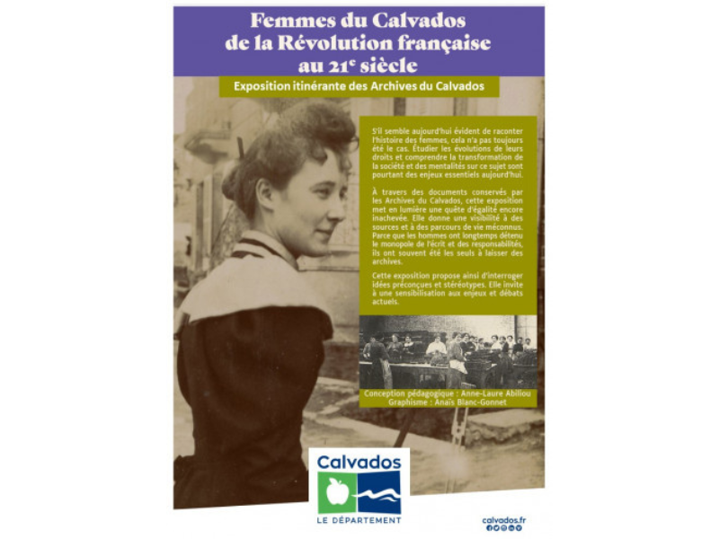 Exposition Femmes du Calvados de la Révolution française au 19e siècle