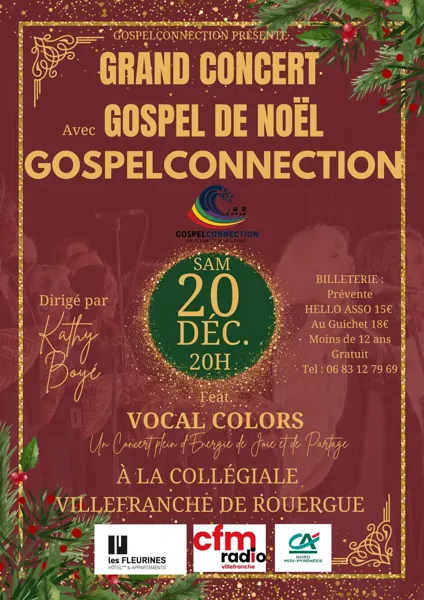 Grand concert gospel de Noël