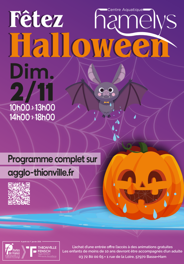 Halloween à la piscine Hamelys