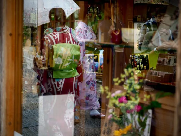 kimono kyoto japon