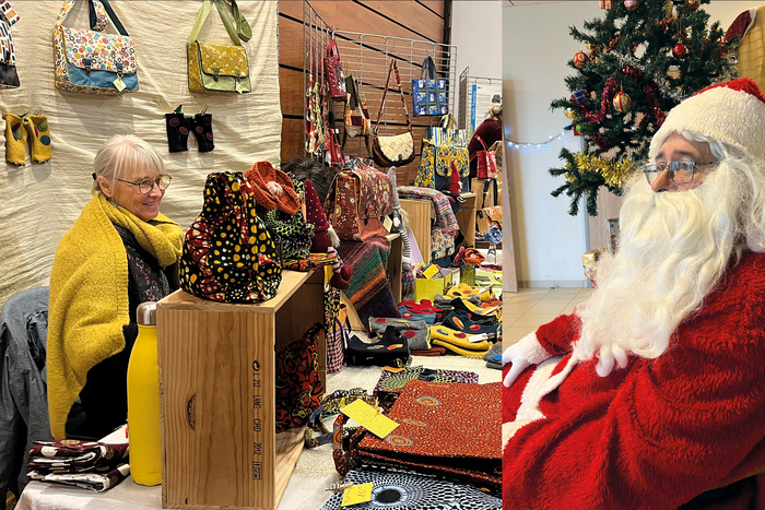 Le Comité de Noël fait son marché Espace René-Cassin
