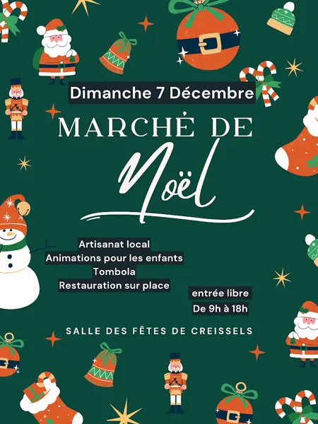 Marché de Noël à Creissels