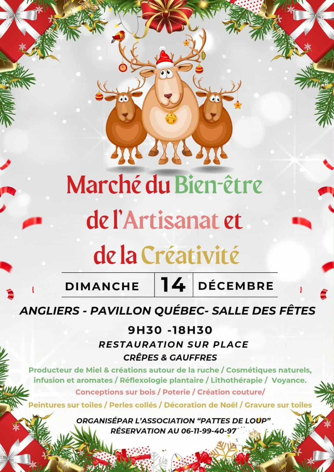 Marché du Bien-être de l'Artisanat et de la Créativité de l'association Pattes de Loup