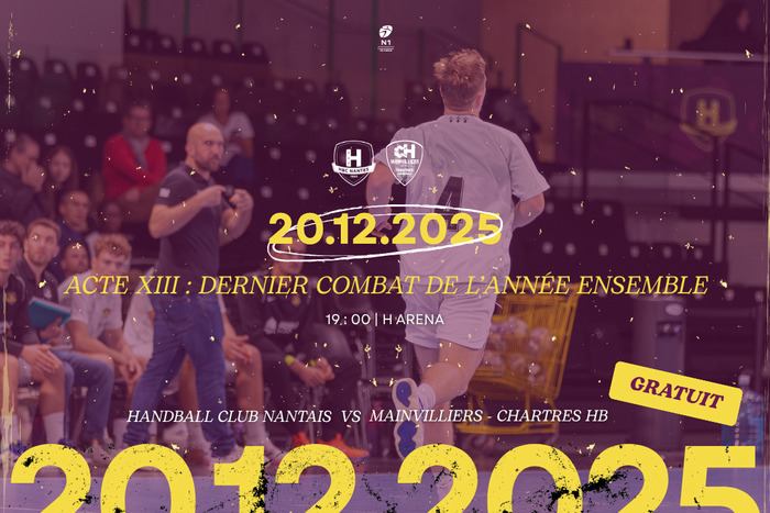 Match de l'association du HBC Nantes - Équipe Nationale 1 H Arena