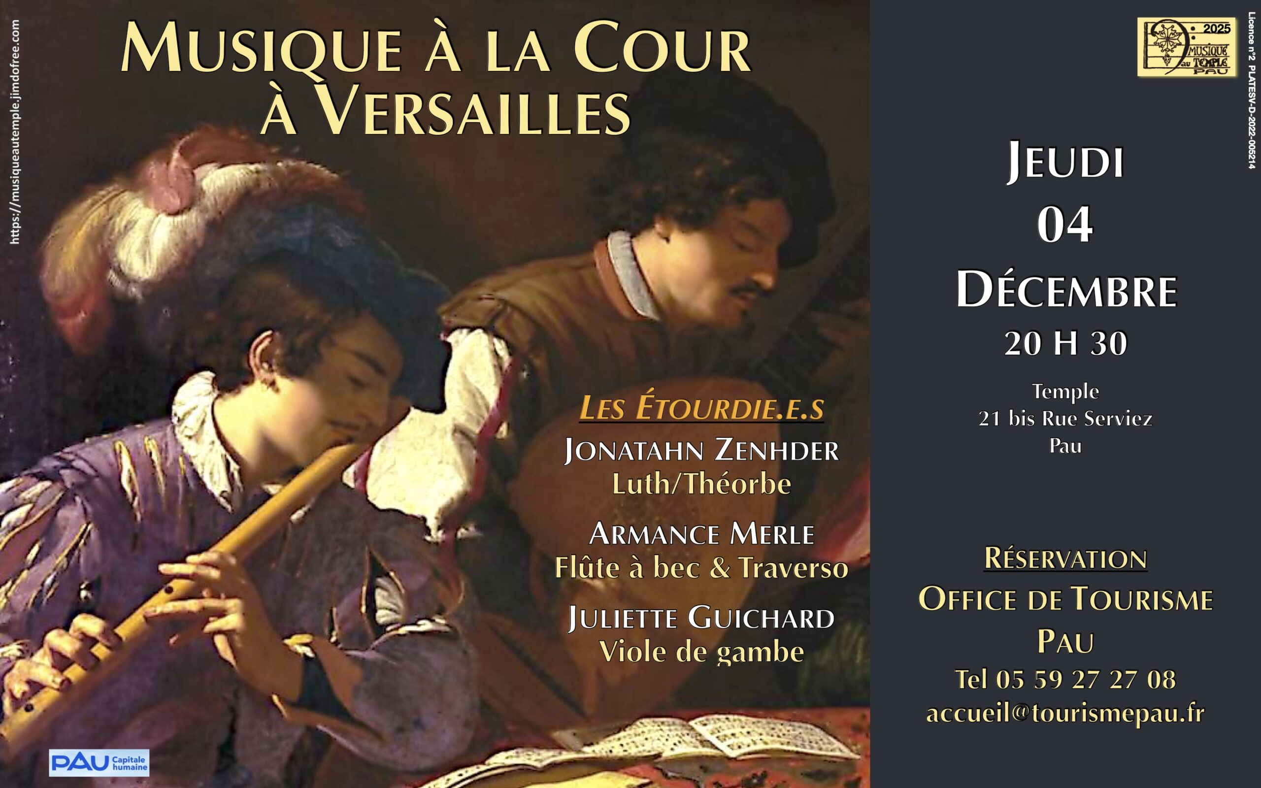 Musique à la Cour à Versailles