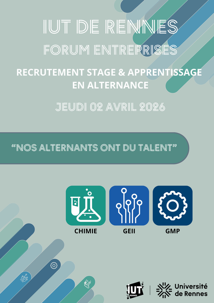 Nos alternants ont du talent IUT de Rennes - Site Clos Courtel Rennes