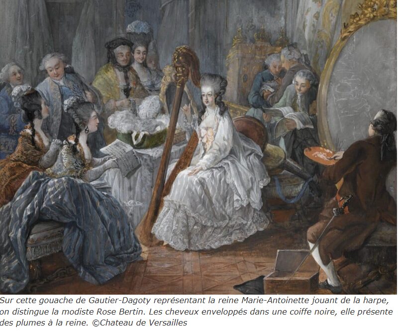 Coiffure imaginée par Rose Bertin