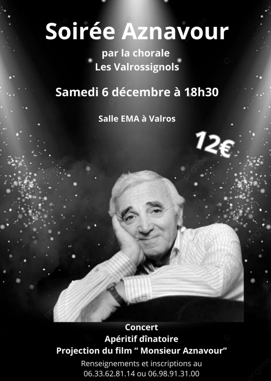 SOIRÉE HOMMAGE À AZNAVOUR
