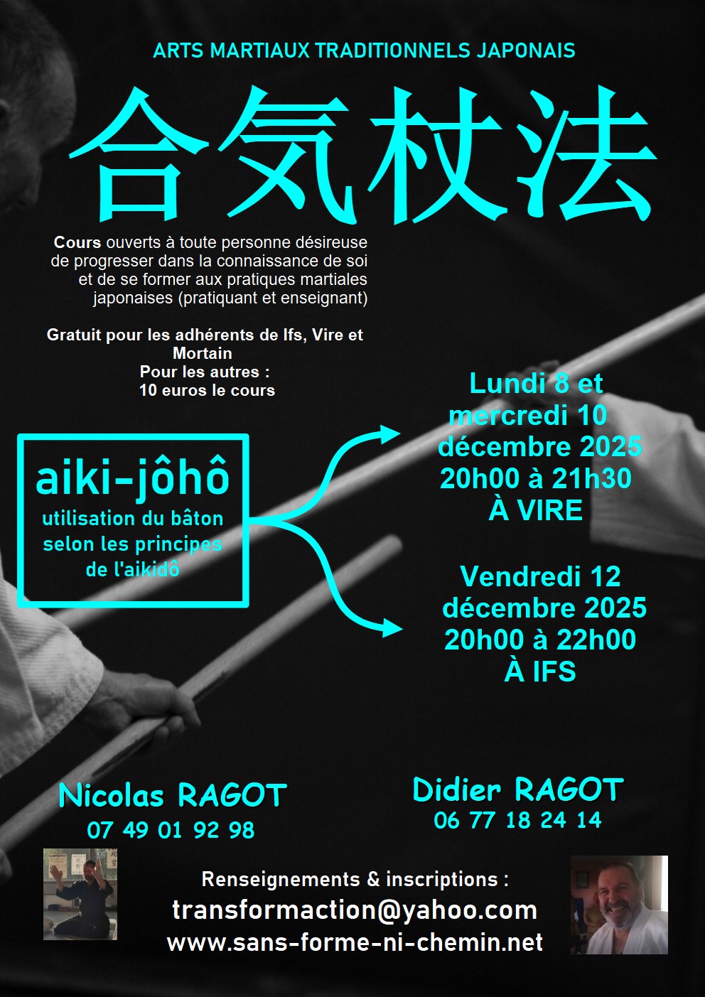 Stage arts martiaux traditionnels japonais aiki-joho