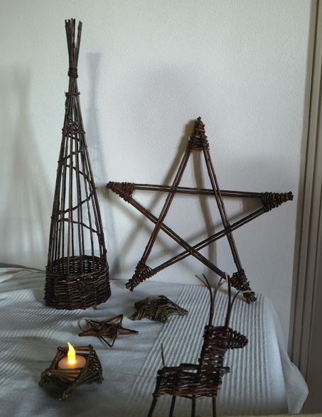 Stage de vannerie Sapin de table en osier