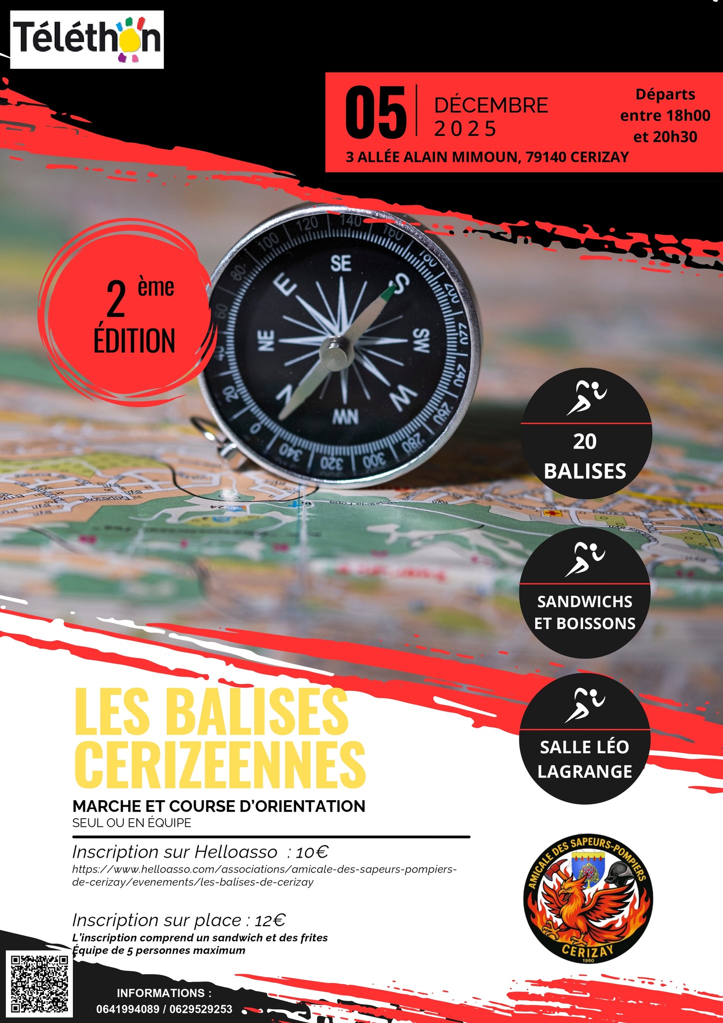 Téléthon Marche et course d'orientation