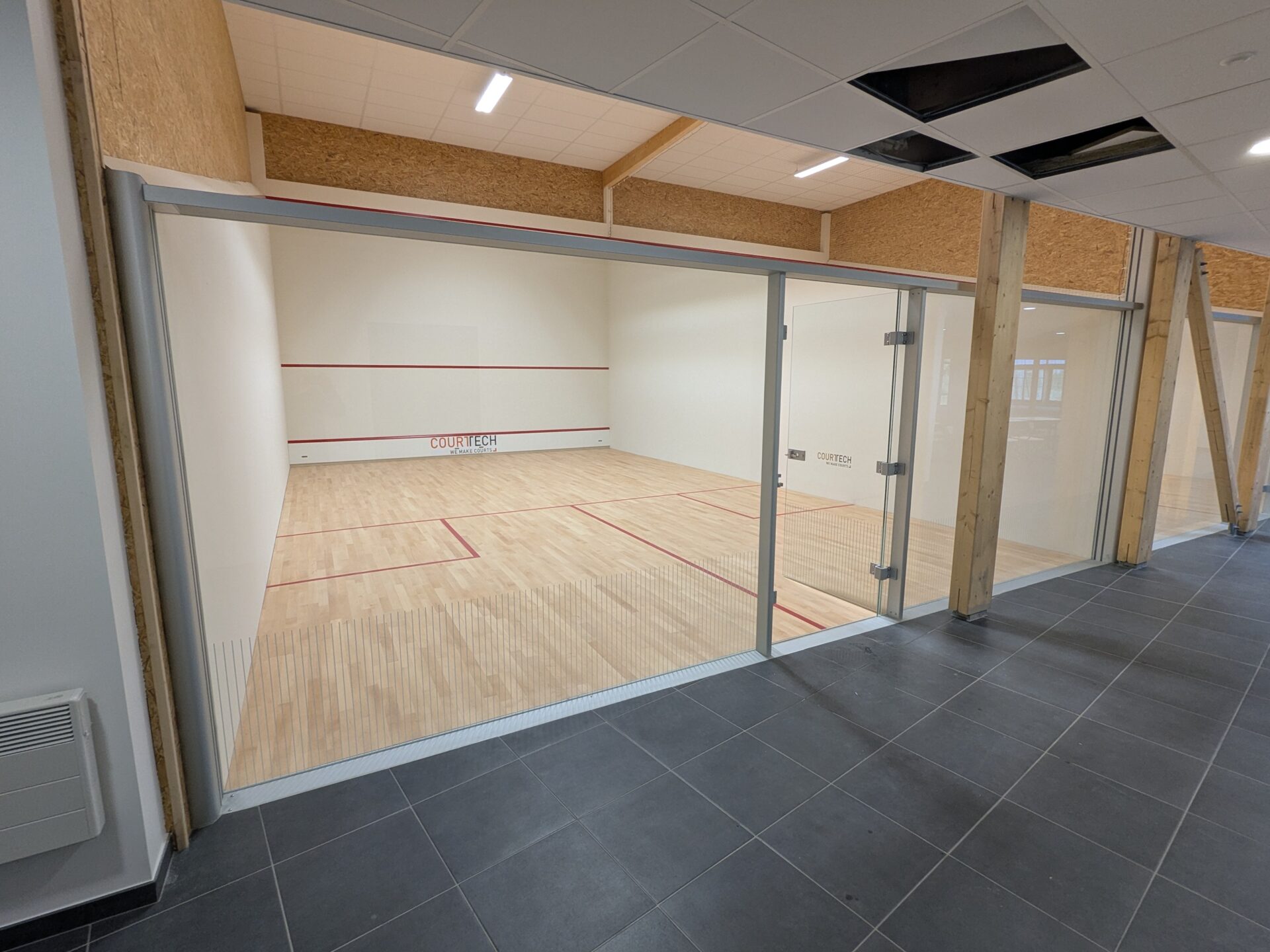 Squash complexe 3 raquettes tctf