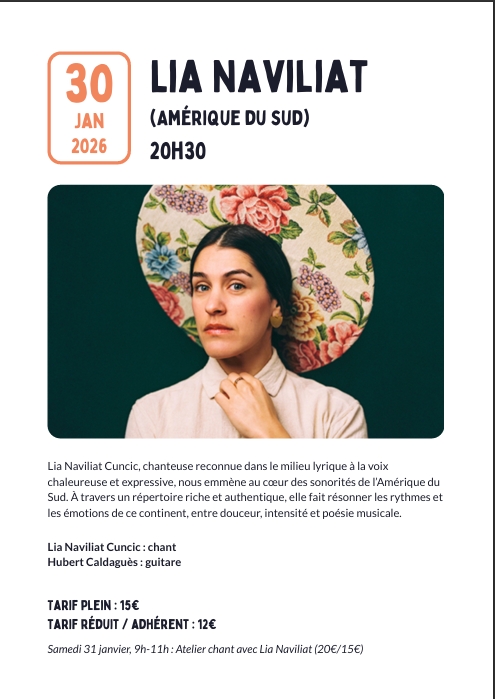 Thalica Home Concerts Lia Naviliat (Amérique du Sud)